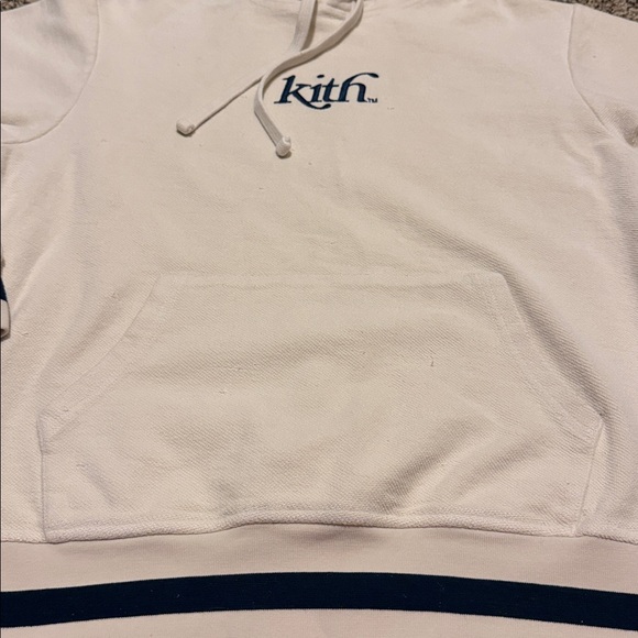 Kith Cream Hoodie with Black Stripes unisex - measurements included - Picture 8 of 17